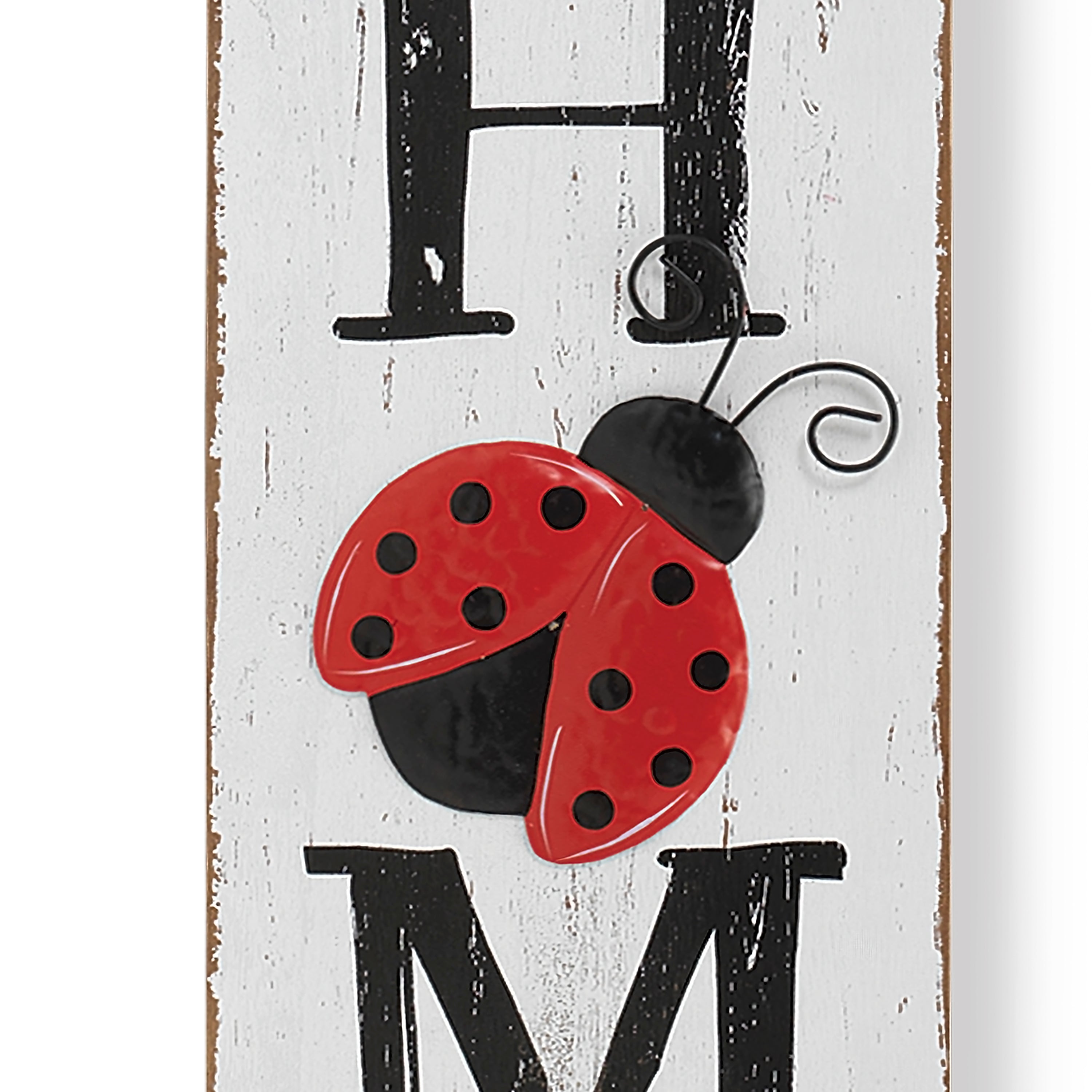 59 Inch Home Sweet Home Wood Porch Sign with Metal Accents